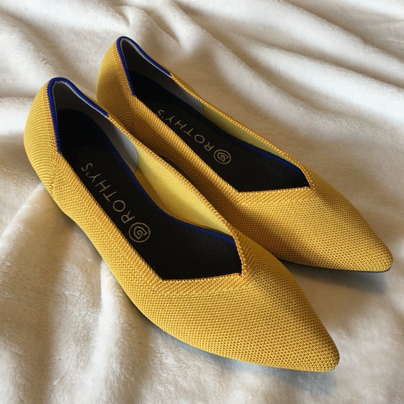 rothy's Shoes - Rothy's Marigold Pointed Flat Size 10.5